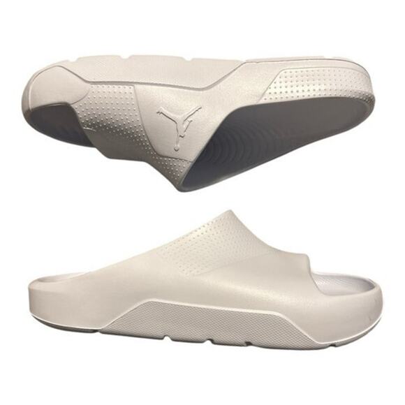 Nike Air Jordan Post Slide Football Sandals Grey Mens Size 10 DX5575 010 NEW - Picture 13 of 16